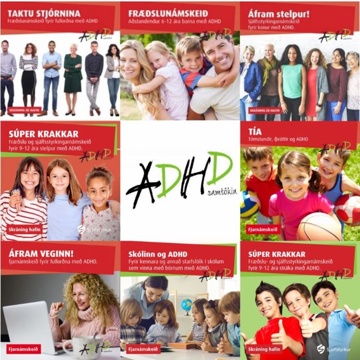 Haustdagskrá ADHD samtakanna liggur fyrir