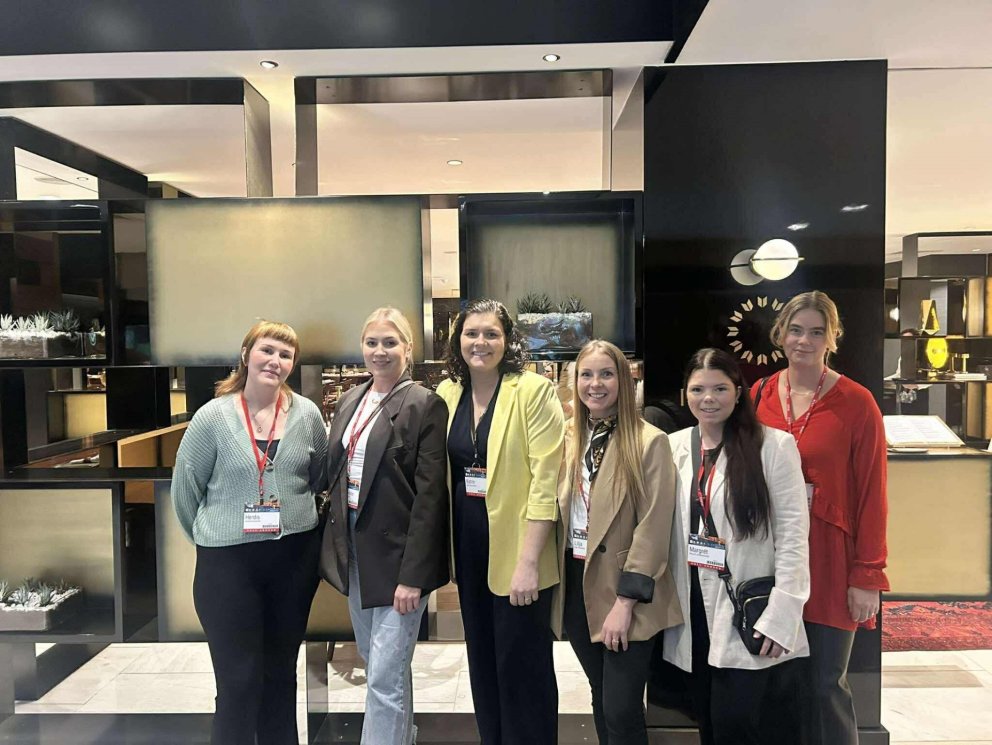 Frá vinstri: Herdís Ingibjörg, Anna Marín, Katrín Sveina (hætt störfum á RGR), Lilja, Margrét Unnur &hellip;