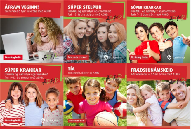 Fjölbreytt námskeið fyrir aðstandendur barna með ADHD