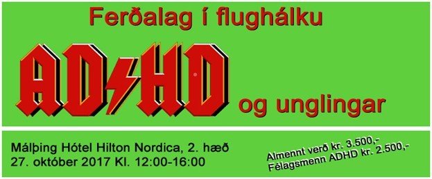 Málþing ADHD samtakanna