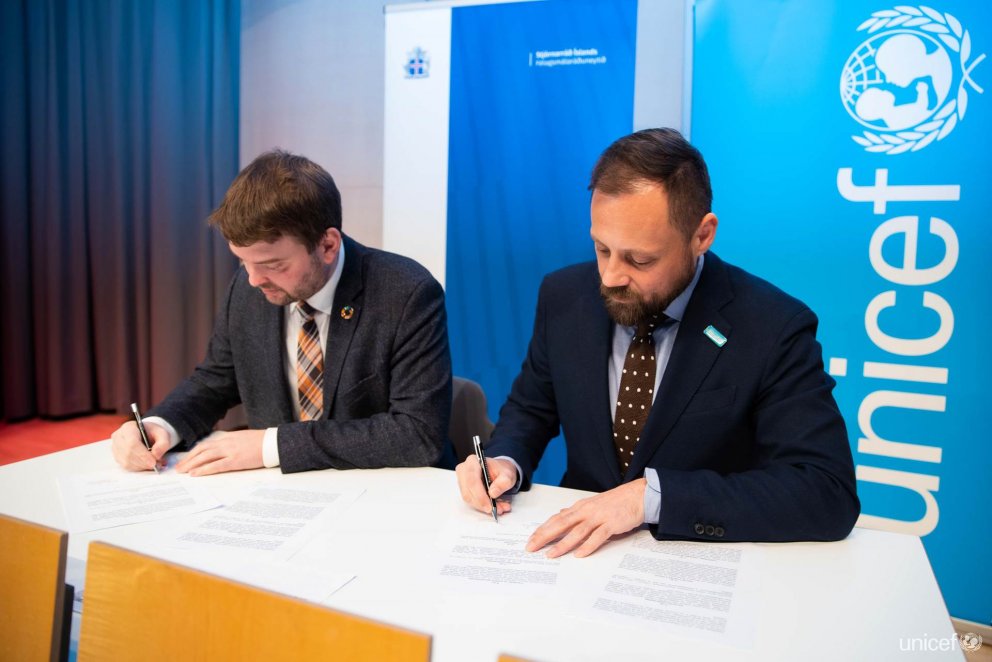 Ásmundur Einar Daðason og Bergsteinn Jónsson