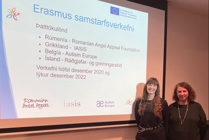 Thelma Rún van Erven og María Jónsdóttir