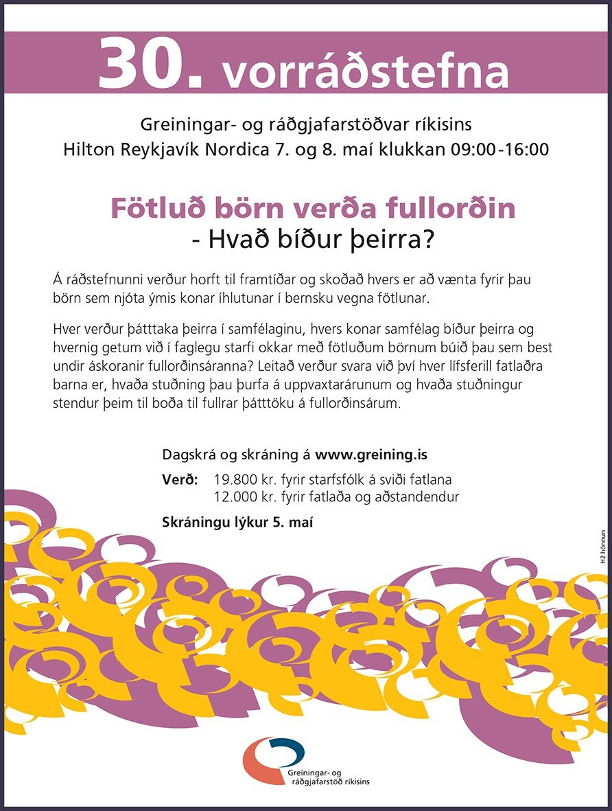 Vorráðstefna 7. og 8. maí