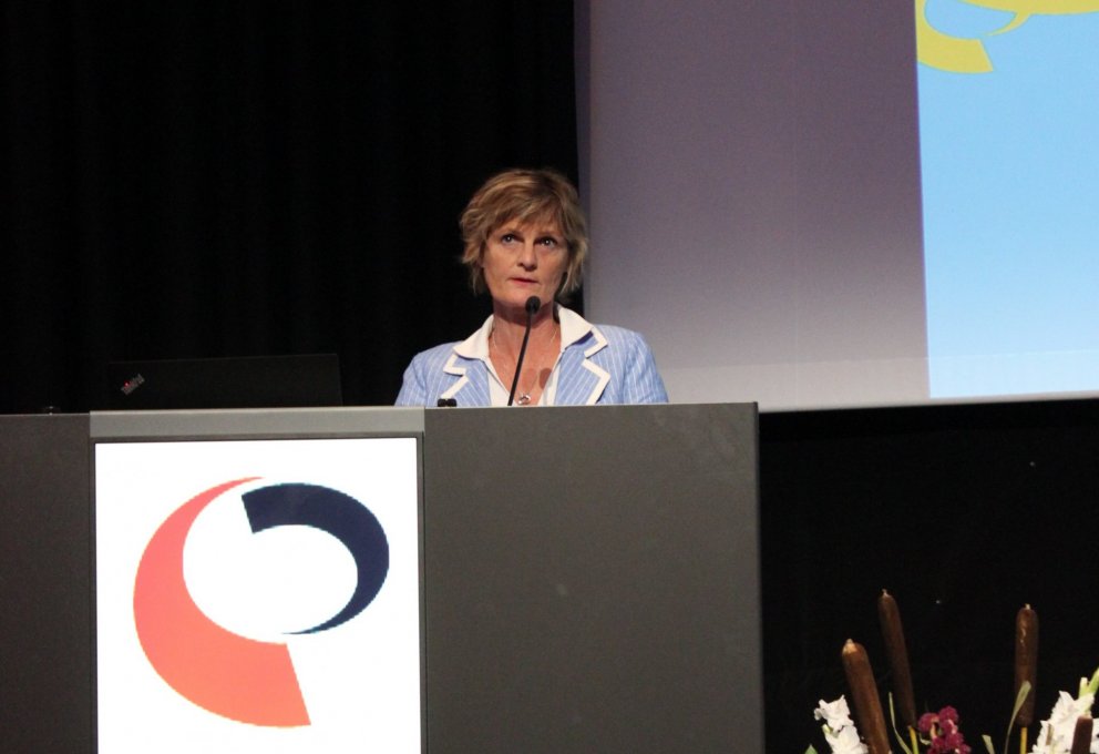 Soffía Lárusdóttir forstjóri RGR, á ráðstefnu 2020