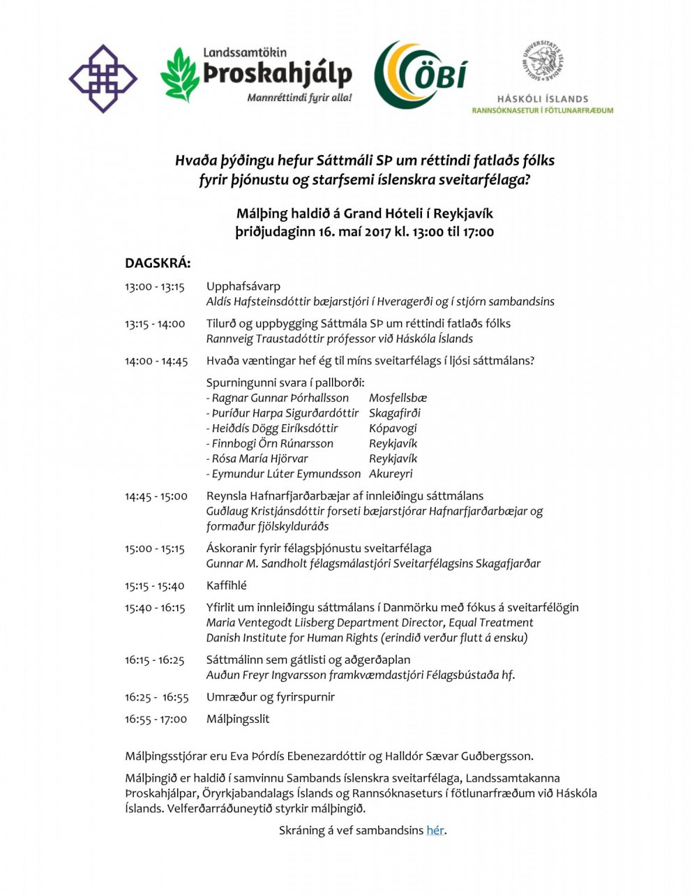 Málþing um Sáttmála SÞ