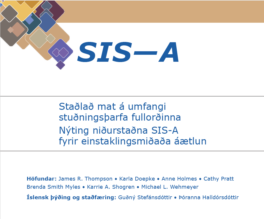 Handbók um nýtingu niðurstaðna SIS-A komin út á íslensku