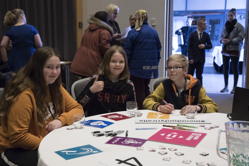 Þátttakendur voru afar áhugsamir.