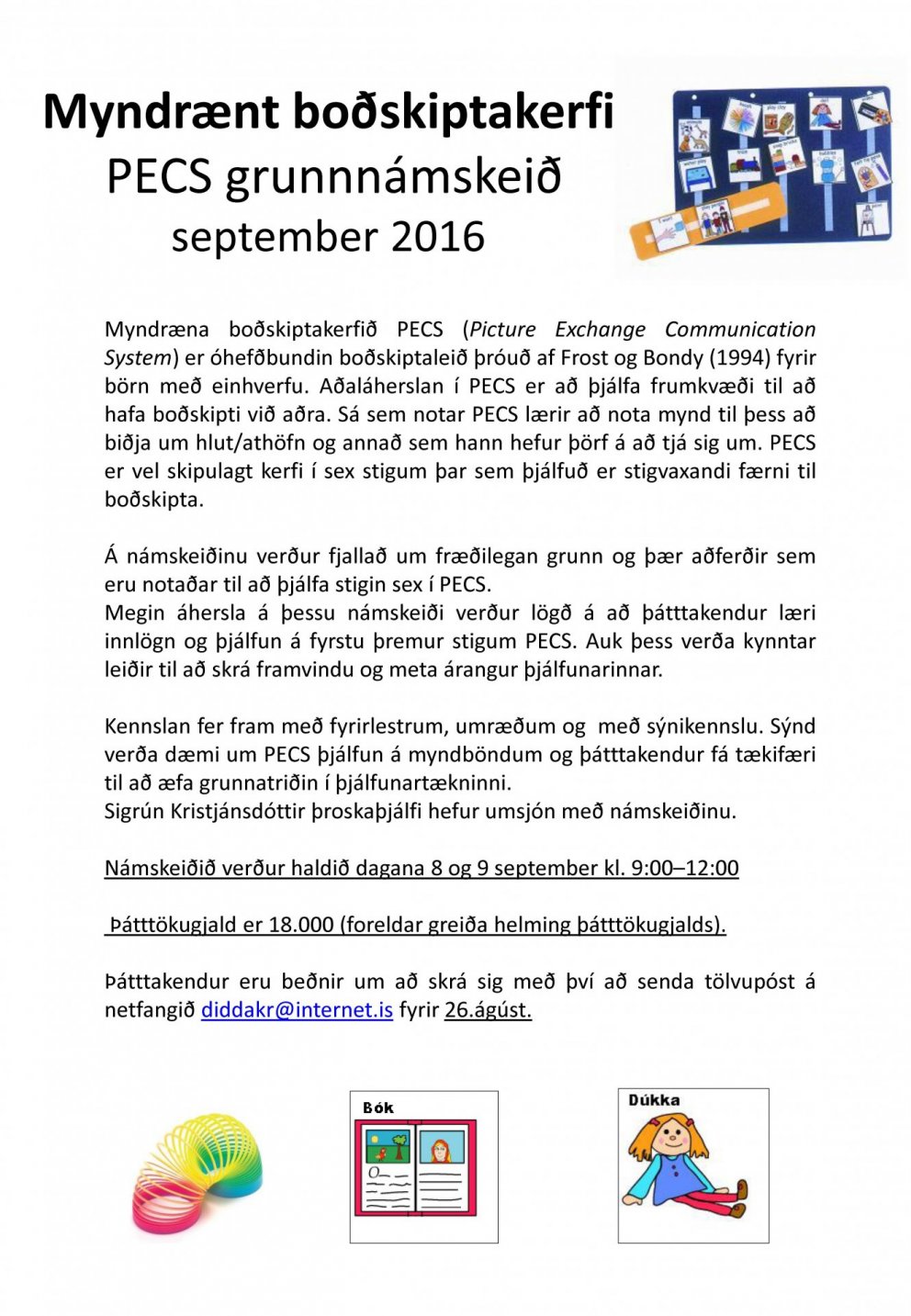 PECS grunnnámskeið