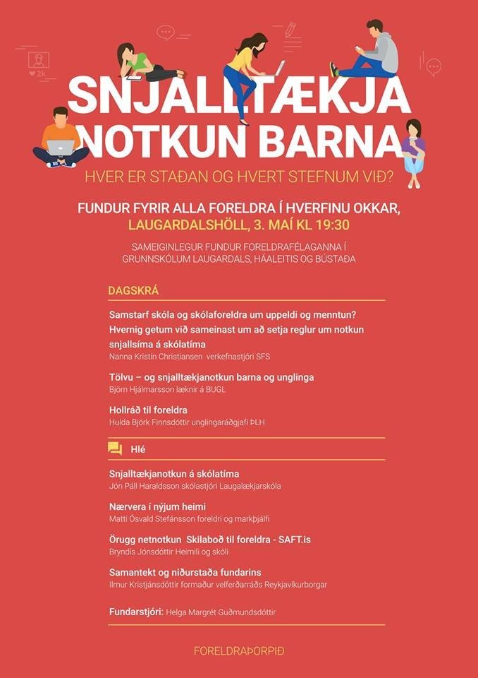 Fræðsla um snjalltækjanotkun