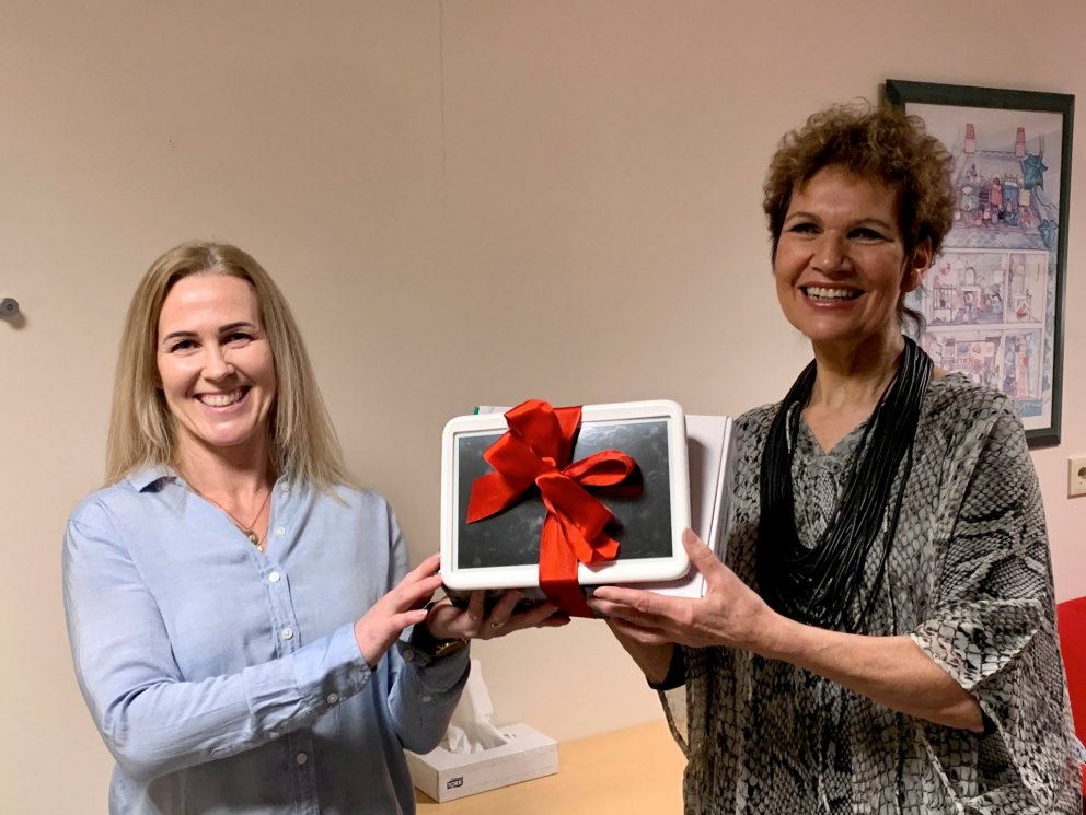 Tjáskiptatölva í gjöf frá Öryggismiðstöð Íslands