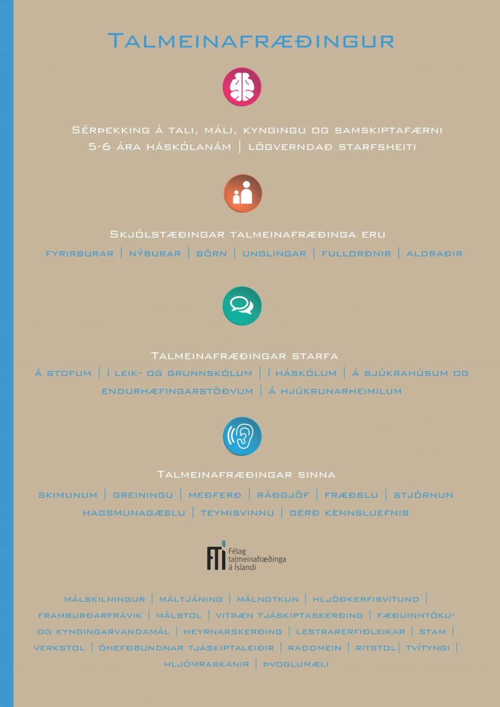 Hlutverk talmeinafræðinga