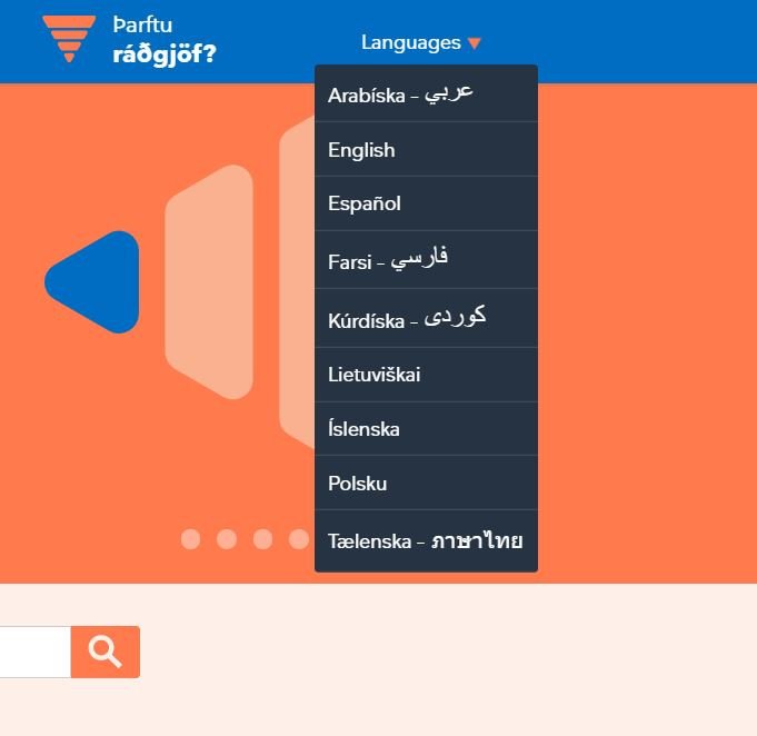 Upplýsingar um Covid-19 má finna á níu erlendum tungumálum