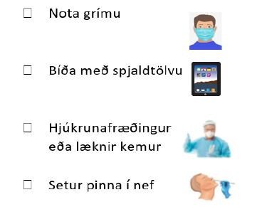 Leiðbeiningar varðandi Covid-19 fyrir börn og ungmenni með einhverfu og þroskafrávik.