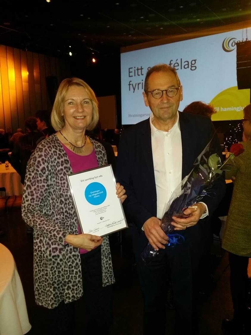 Sigríður Lóa Jónsdóttir og Evald Sæmundsen