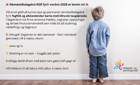 Námskeiðsdagskráin á vorönn er komin á vefinn okkar!