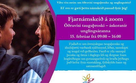 Fjarnámskeið: Öðruvísi taugaþroski og áskoranir unglingsáranna