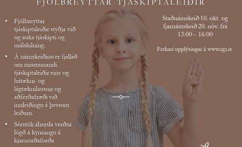 Fjölbreyttar tjáskiptaleiðir - Glænýtt námskeið á vegum RGR