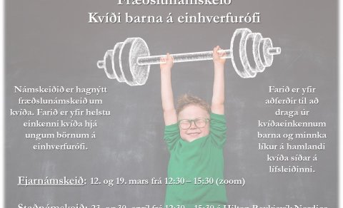 Fræðslunámskeið - Kvíði barna á einhverfurófi