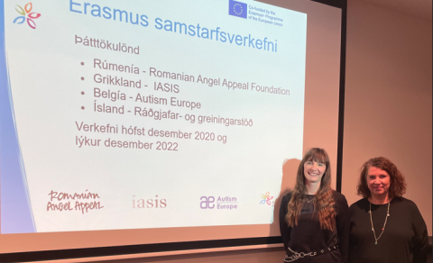 Thelma Rún van Erven og María Jónsdóttir