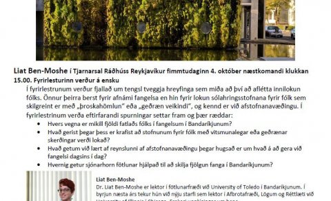 Fyrirlestur um fötlun og innilokun