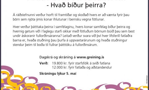 Vorráðstefna 7. og 8. maí