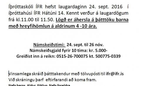 Íþróttaskóli ÍFR