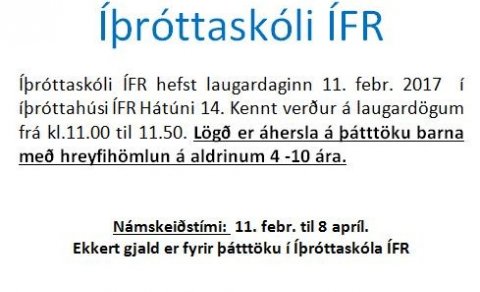 Íþróttaskóli ÍFR
