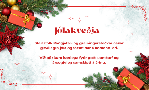 Jólakveðja frá Ráðgjafar- og greiningarstöð