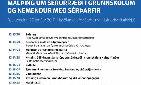 Málþing í Hafnarfirði