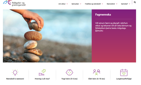 Nýr vefur Ráðgjafar- og greiningarstöðvar