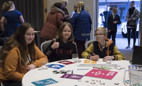 Þátttakendur voru afar áhugsamir.