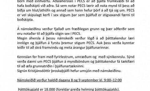 PECS grunnnámskeið