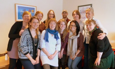 Heimsókn meistaranema í atferlisgreiningu