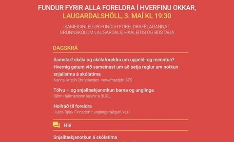 Fræðsla um snjalltækjanotkun